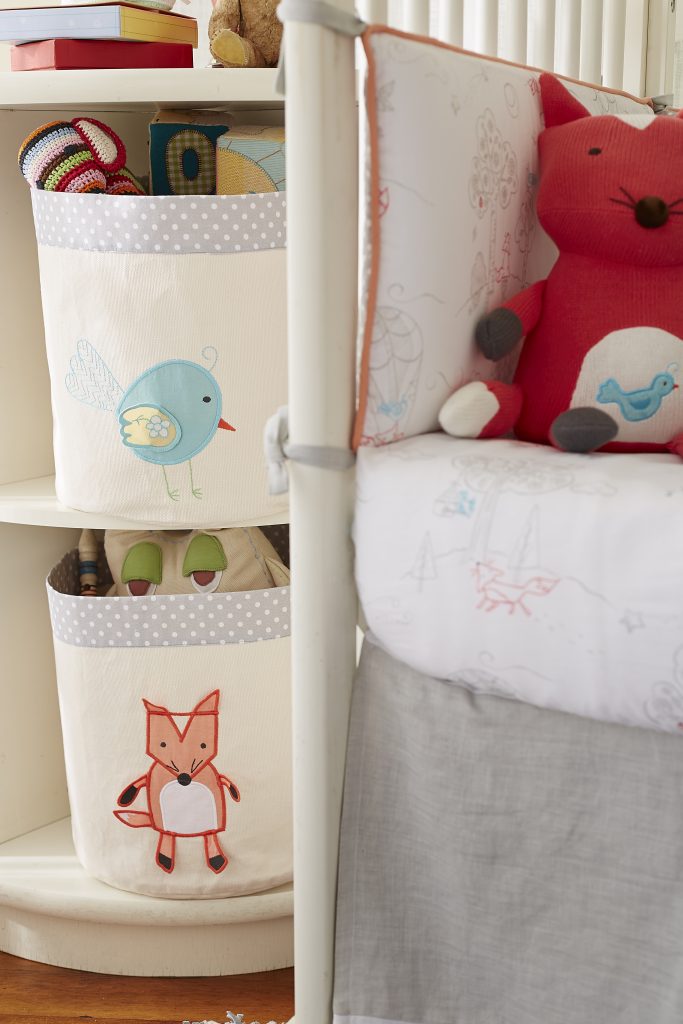 Small Storage BinFox The Little Acorn